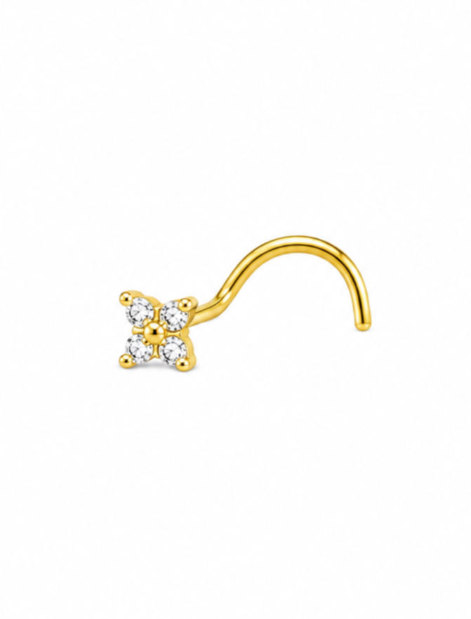 Stud NezTHREALESS Titane ASTM F136 PVD GOLD stérile
