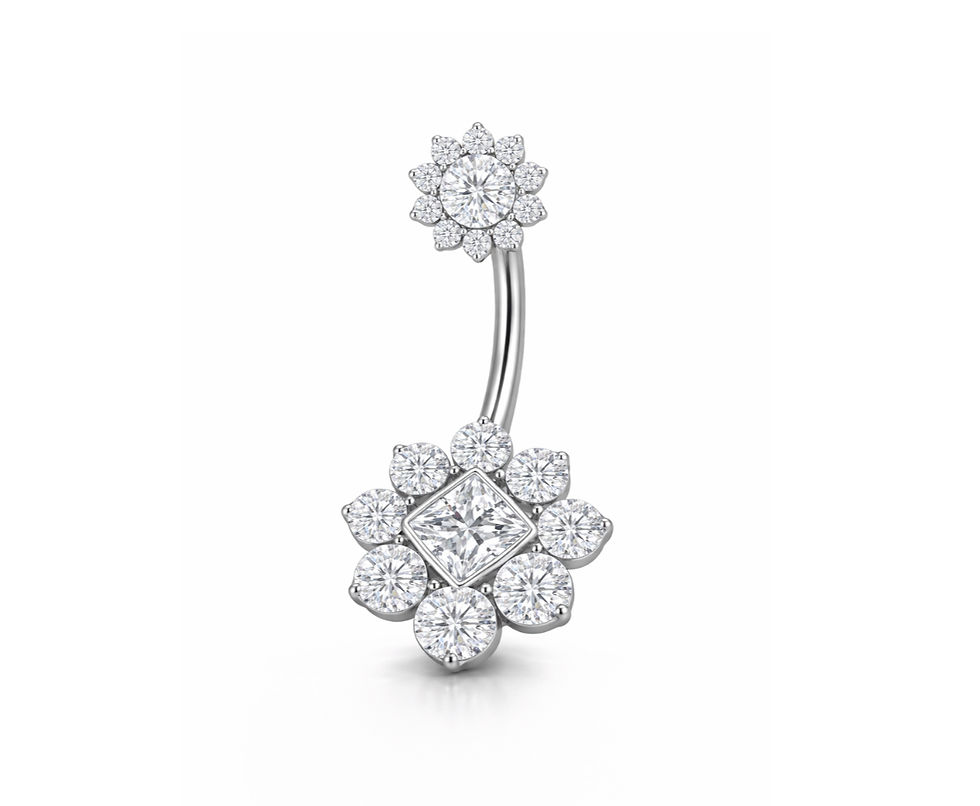 Banane nombril Interne Titane ASTM F136 stérile