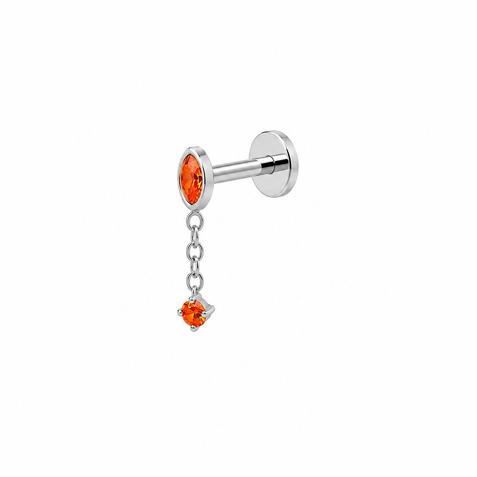 Labret Interne Titane ASTM F136 stérile