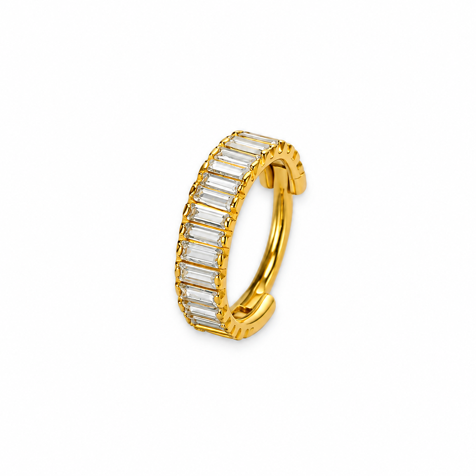 Anneau Clicker Titane ASTM F136 PVD GOLD stérile