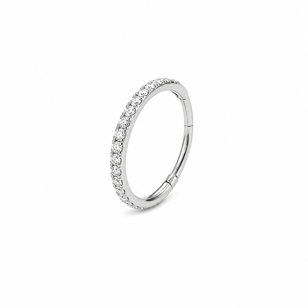 Anneau clicker Nez Titane ASTM F136 stérile Tige 0.8