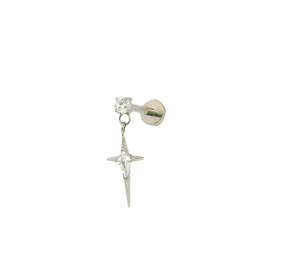 Labret Interne Titane ASTM F136 stérile