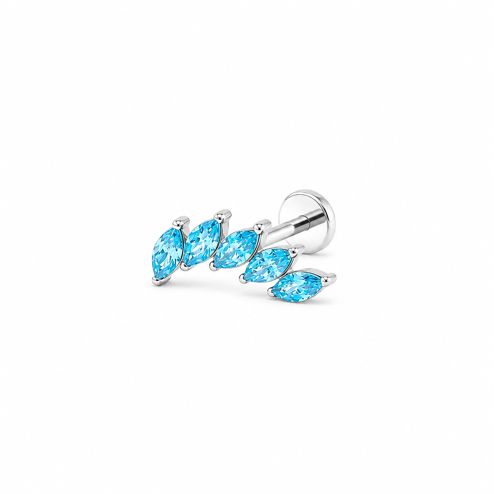 Labret Interne Titane ASTM F136 stérile