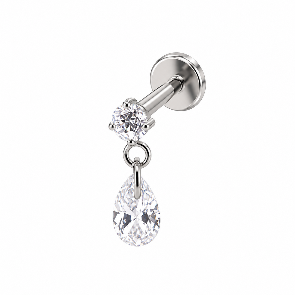 Labret interne Titane ASTM F136 stérile