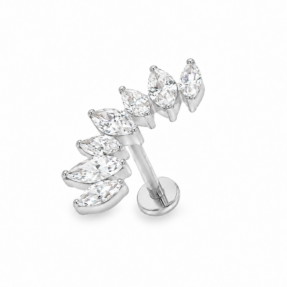 Labret Interne Titane ASTM F136 stérile