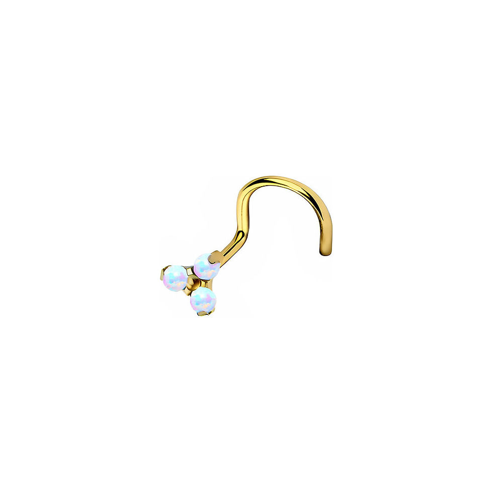 Stud nez Titane ASTM F136 PVD GOLD Stérile