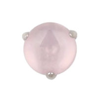 Miniature : Piercing en titane - embout interne - Sienna pink - oniXium