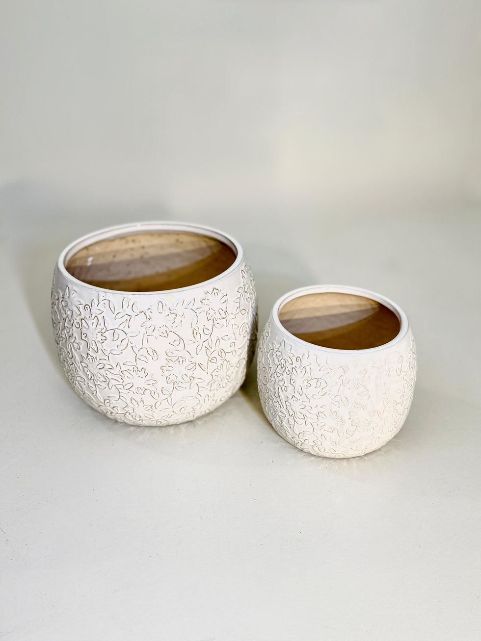 Thumbnail: Ceramic Pots with Bamboo Pattern