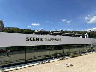 Scenic Sapphire river cruise ship in France