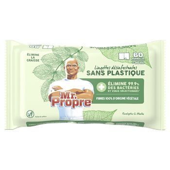Lingettes désinfectantes Mr Propre Eucalyptus menthe - x30