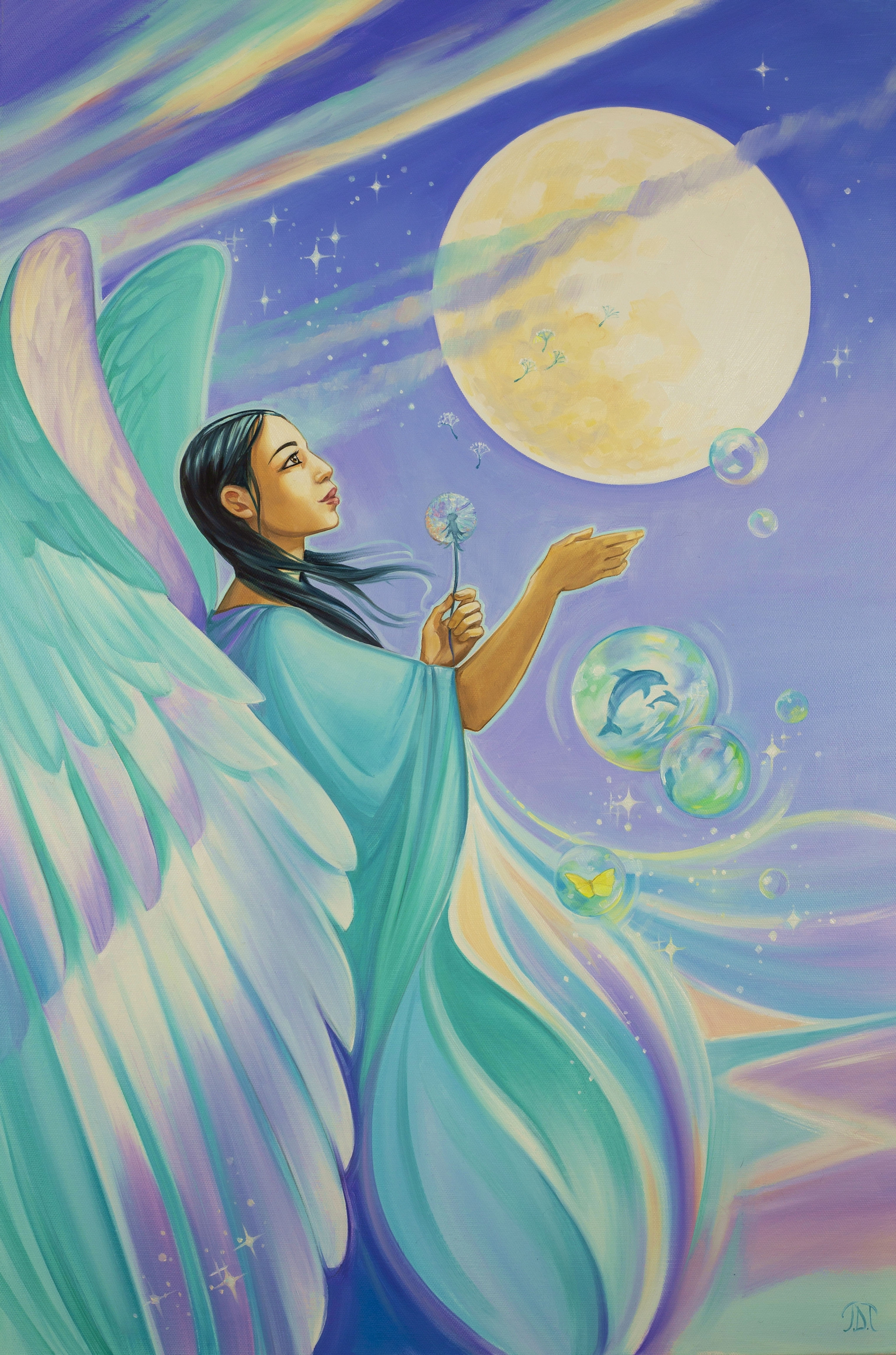 Archangel Haniel Digital Download for Print