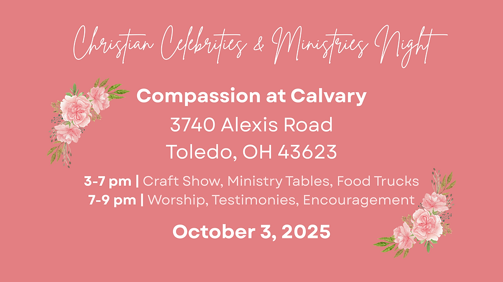 Christian Celebrities and Ministries Night
