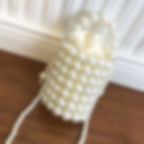 Thumbnail: Gold Pearl Beaded Purse