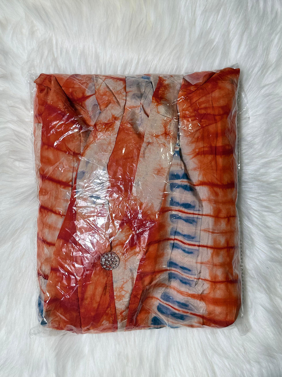 Thumbnail: Muumuu Batik Adire Maxi Silk Kaftan BuBu Abaya Dress