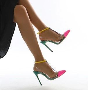 Thumbnail: Multicolored High Heel Shoes