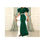 Thumbnail: Ruffle Sleeve Long Green Dress