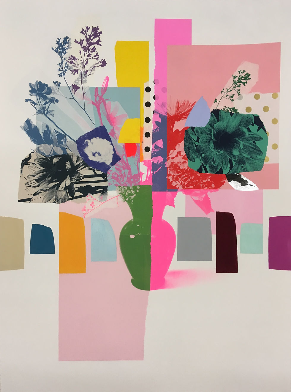 Paper Bouquet (turquoise flower)