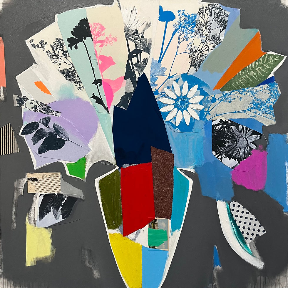 Bouquet (colour block + post cards) II