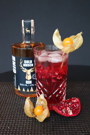 Heidegenuss GOLD HIRSCH GIN       "red pomegranate"