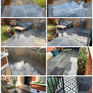 patio clean and leaf clearance