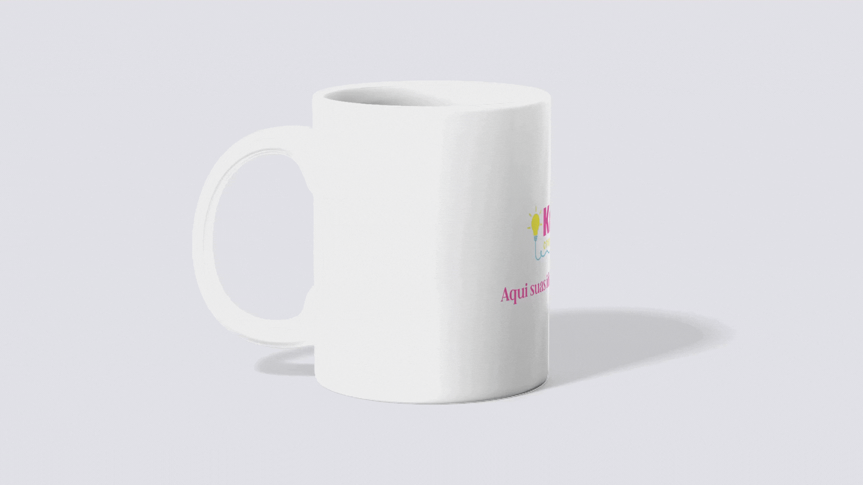White Brown Single Object Mug Mockup Instagram Post (1).gif