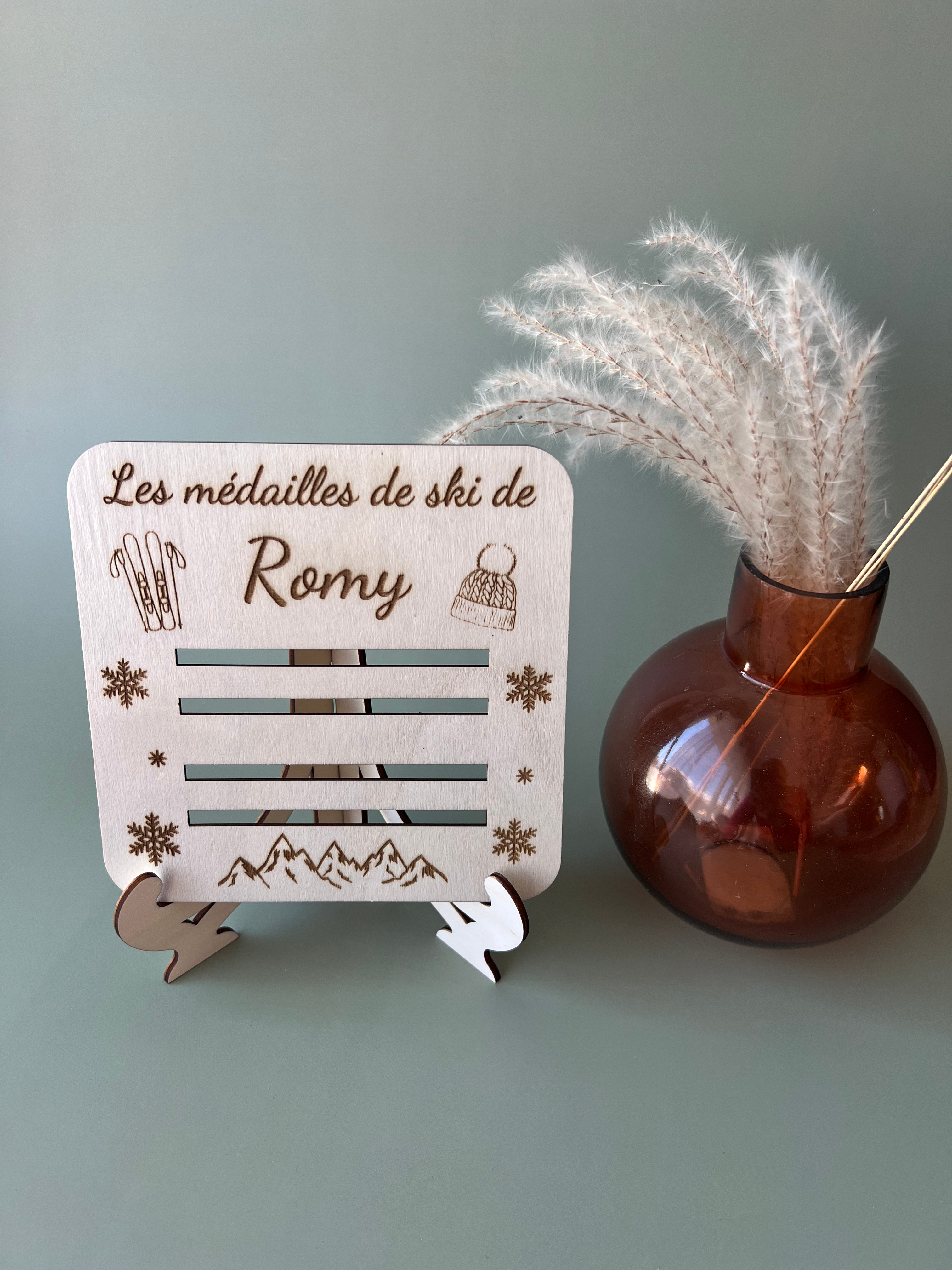 Cadre pour médailles de ski