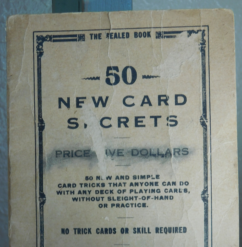 Thumbnail: The Sealed Book 50 New Card Secrets magic sleight of hand