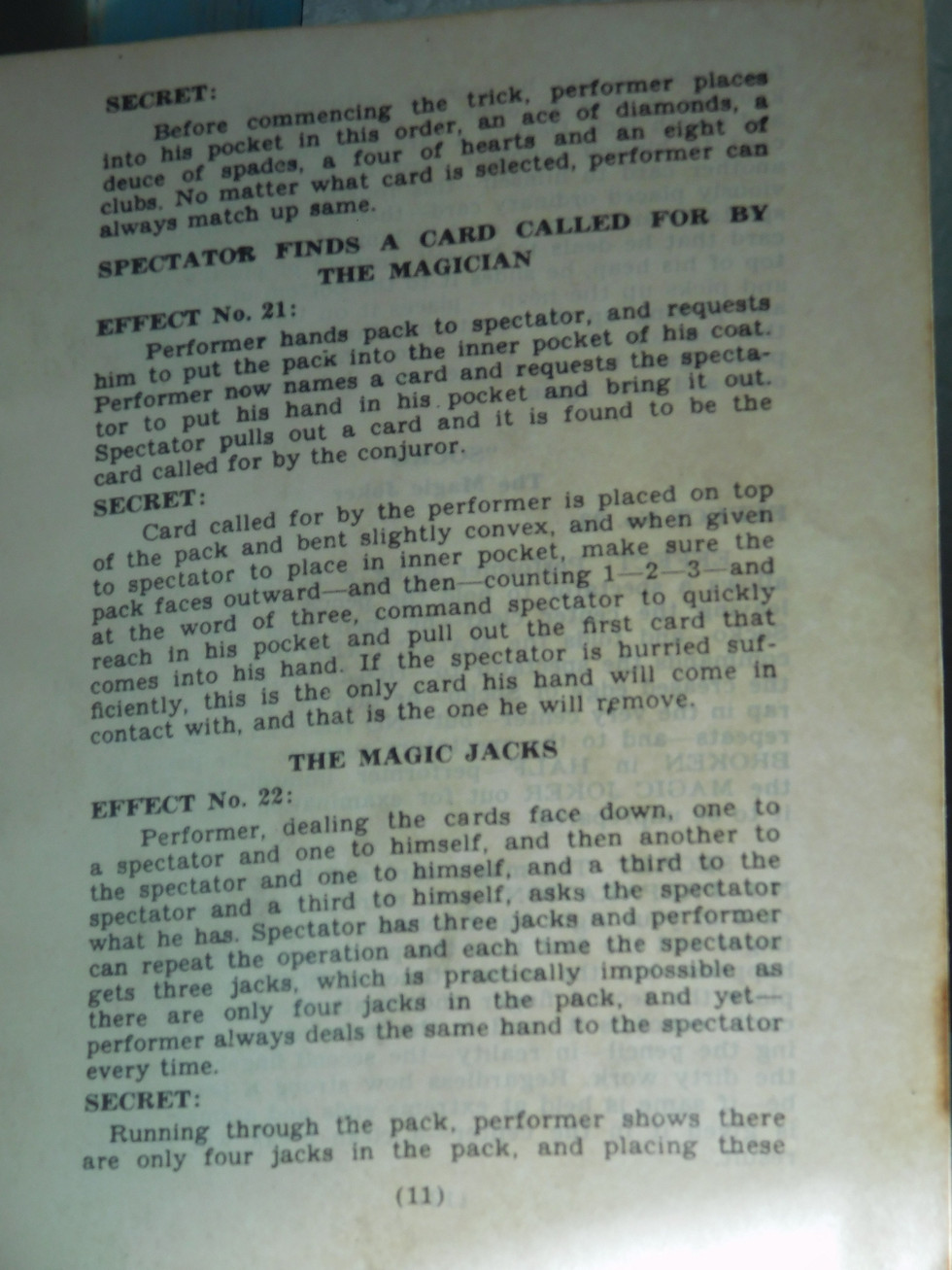 Thumbnail: The Sealed Book 50 New Card Secrets magic sleight of hand