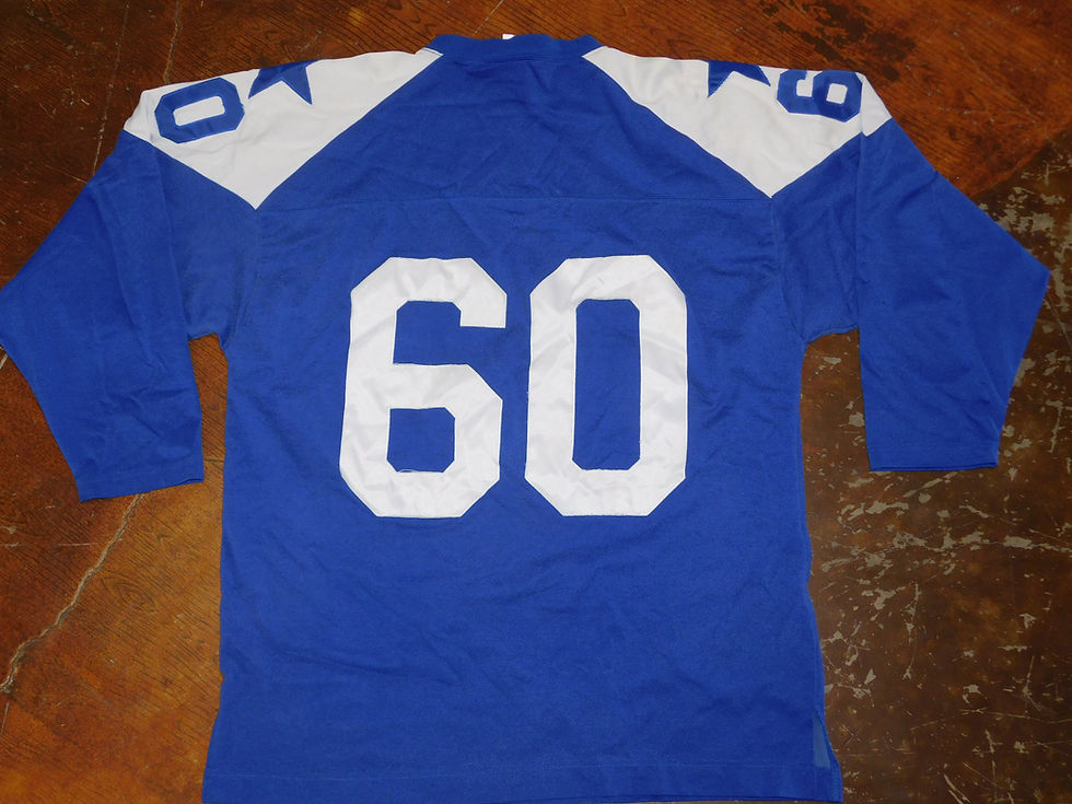 Thumbnail: Stall Dean NFL throwback 1960s Cowboys jersey