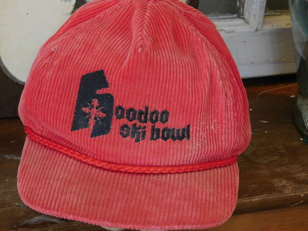 Thumbnail: Hoodoo Ski bowl Portland Oregon Mt. Hood vintage hat red skiing boarding