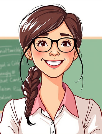 A lady teacher with glasses smiling.jpg