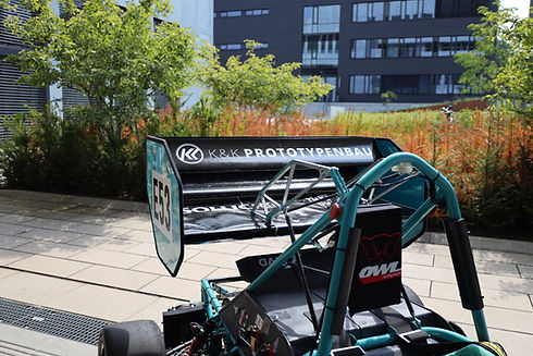 Rennfahrzeug welches mittels 3D Druck durch K&K Prototypenbau hergestellt wurde
