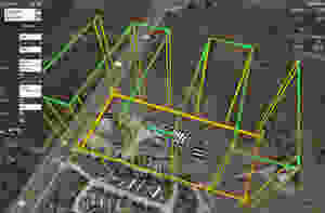 LiDAR aerial drone flight plan
