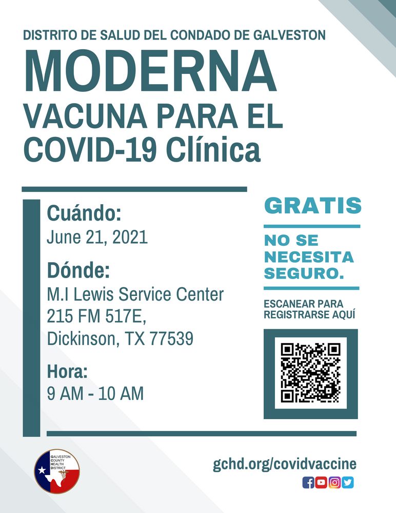 COVID19 Vaccine Clinic at M.I. Lewis