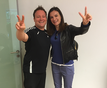 Thoma Ott mit Jelena Issinbajewa