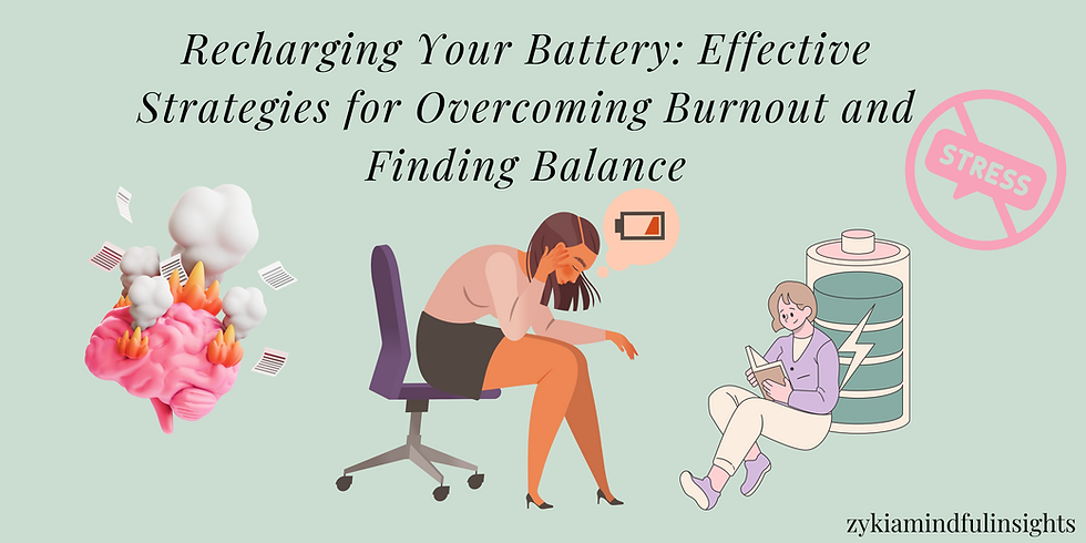 effective strategies for overcoming burnout and finding balance