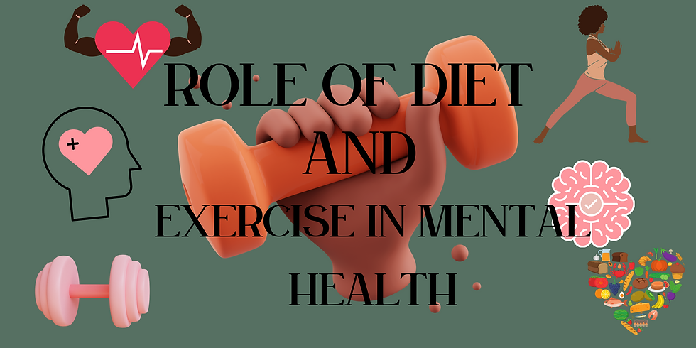 role of diet and exercise in mental health
