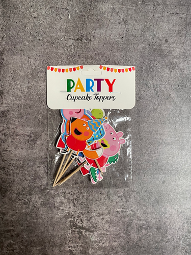 Sticker Paper Topper Theme Paper Stick Topper (Pack of 10) | Rottikadai