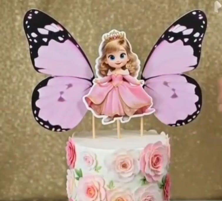 Thumbnail: Doll with Butterfly Wings Topper