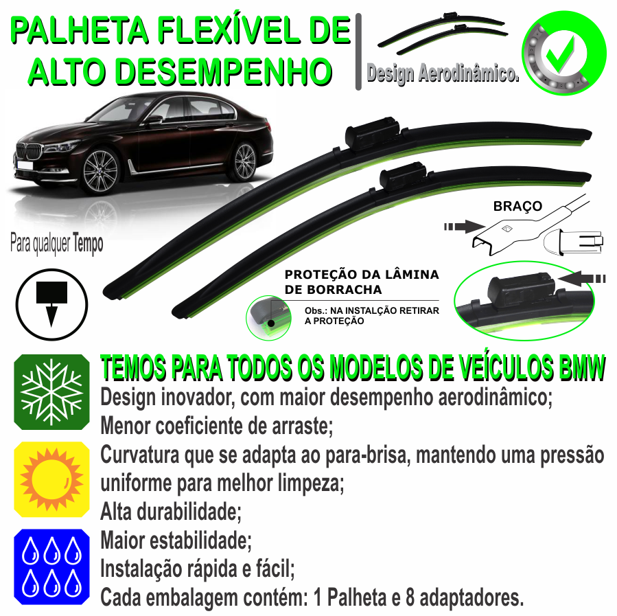 縮圖：Limpador de para-brisa BMW Série 7 - 2015 em diante