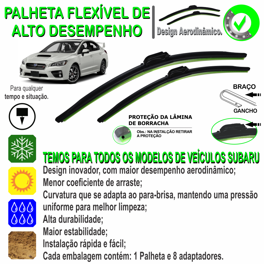 縮圖：Limpador de para-brisa Subaru WRX - 2016 em diante