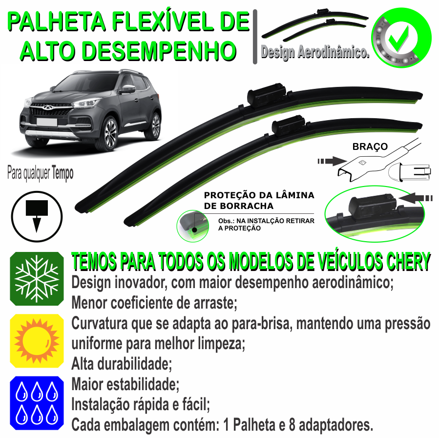 Miniaturbild: Limpador de para-brisa Chery TIGGO 5x - 2018 em diante