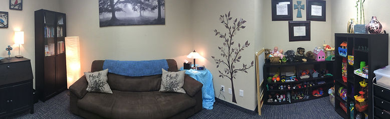 Our welcoming office will make you feel at home with everything for individual counseling, couples counseling, play therapy, activity therapy, family sessions, and group sessions