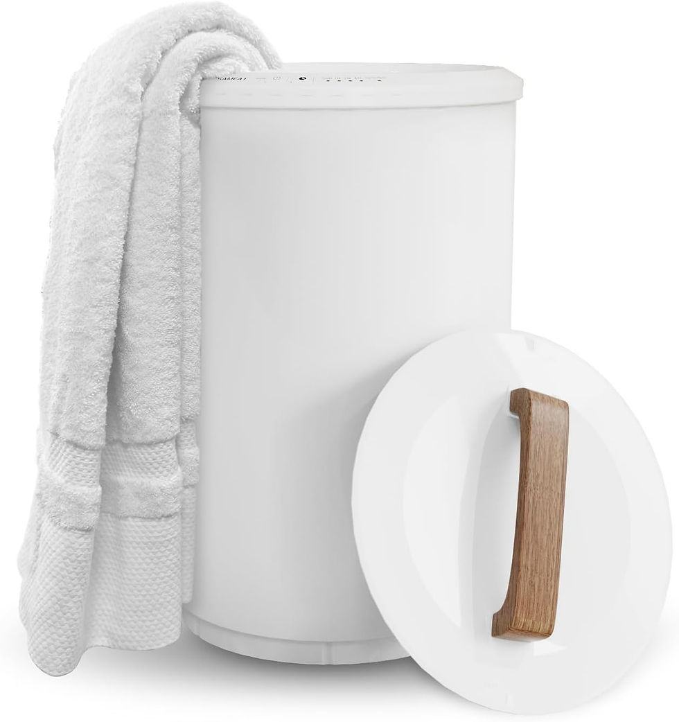 Large towel warmer with auto shut off