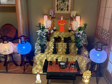 初盆がきました🏮🏮🏮✨✨✨🐯