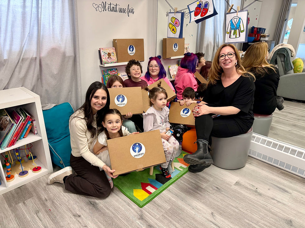 300 enfants débranchés ce printemps grâce aux boîtes Dream Big