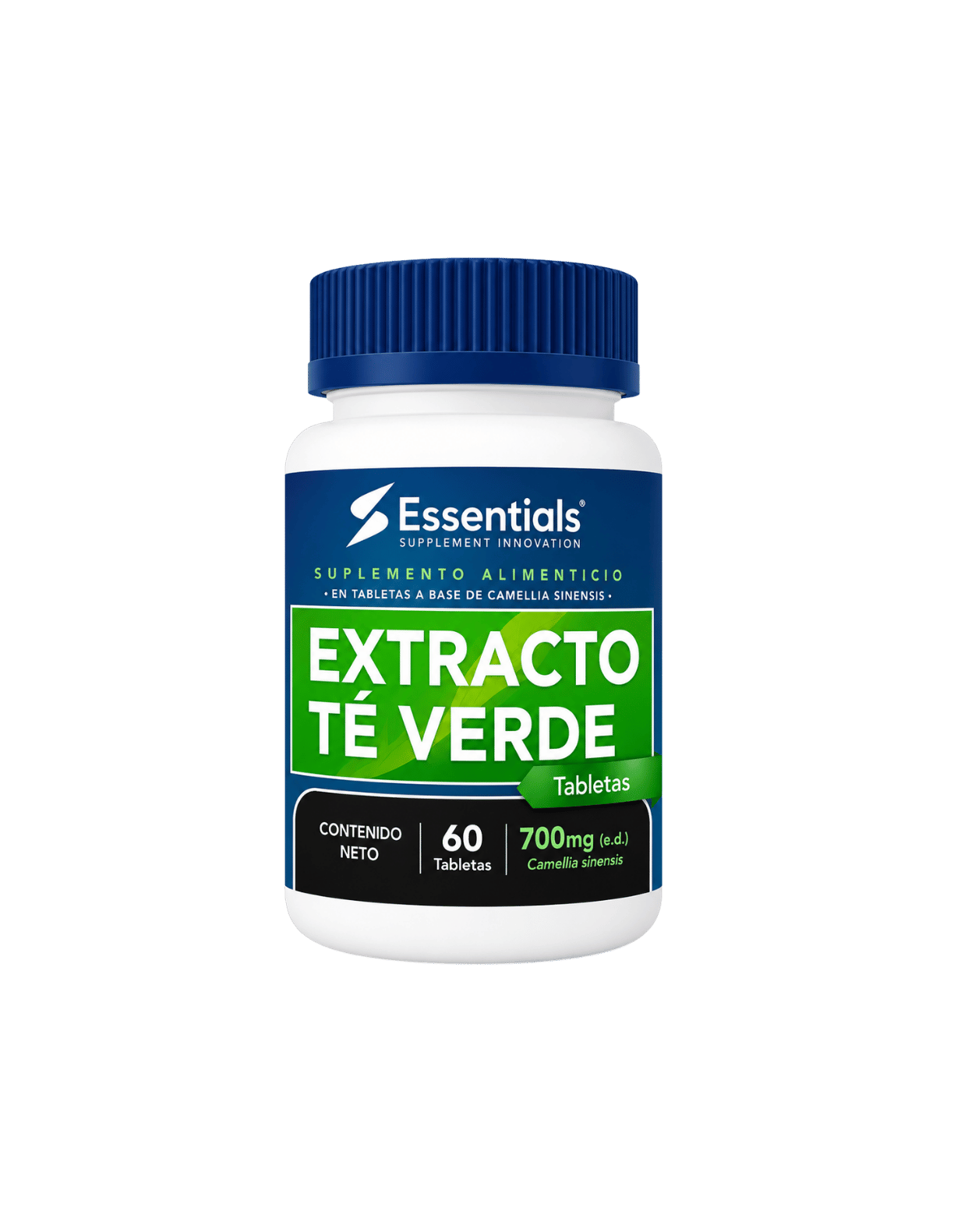Ess Extracto de Té Verde 60 Tabs – Antioxidante, Metabolismo y Energía Natural