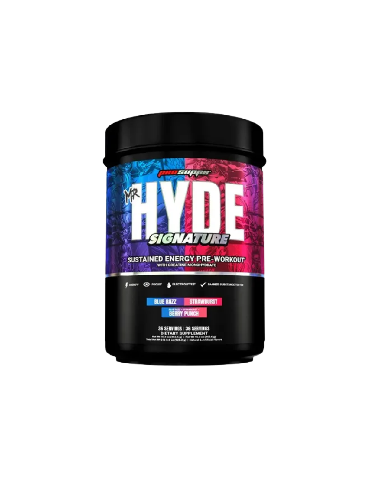 ProSupps Mr Hyde Signature 72 Serv Dual Flavor | Pre Entreno con Creatina y Cafe