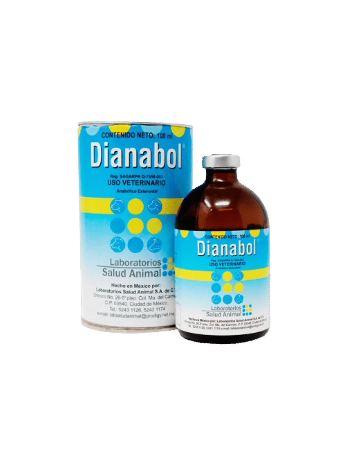 Salud Animal Dianabol 25 mg/mL 100 mL Vial