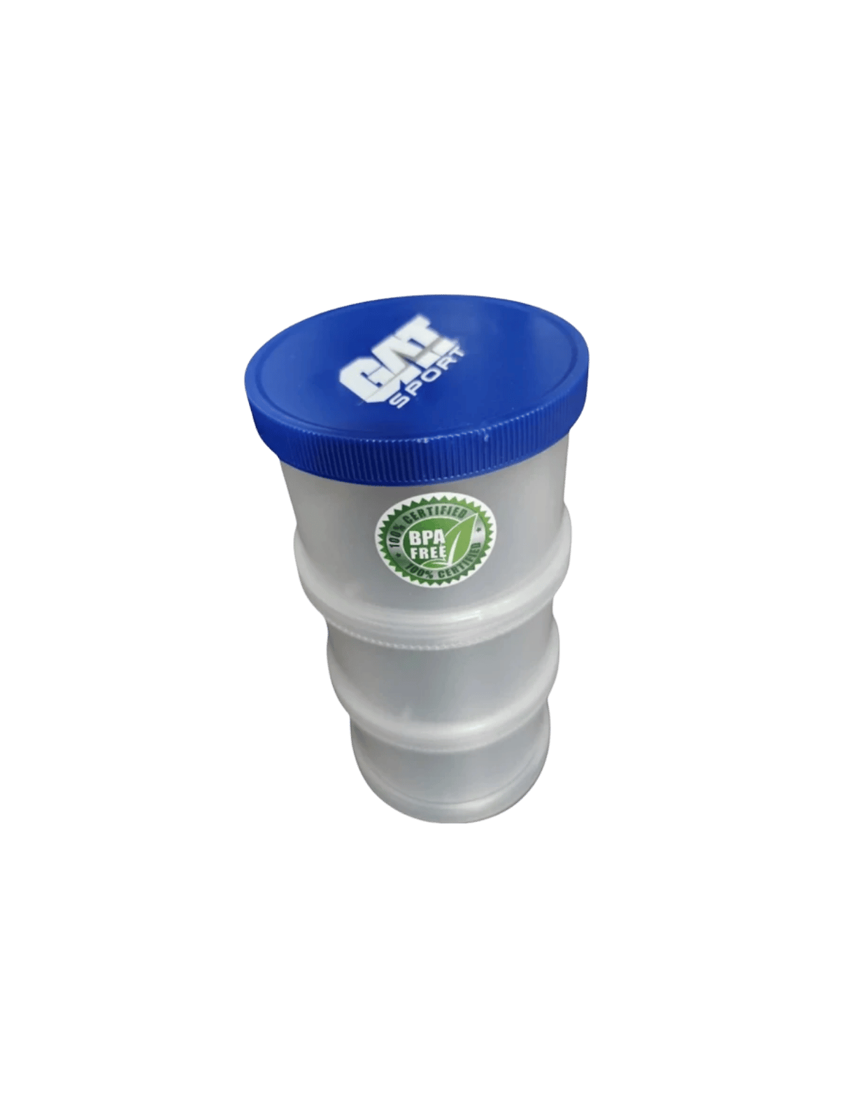 GAT Sport Stacker Blue/Silver | Porta Suplementos 3 Compartimientos